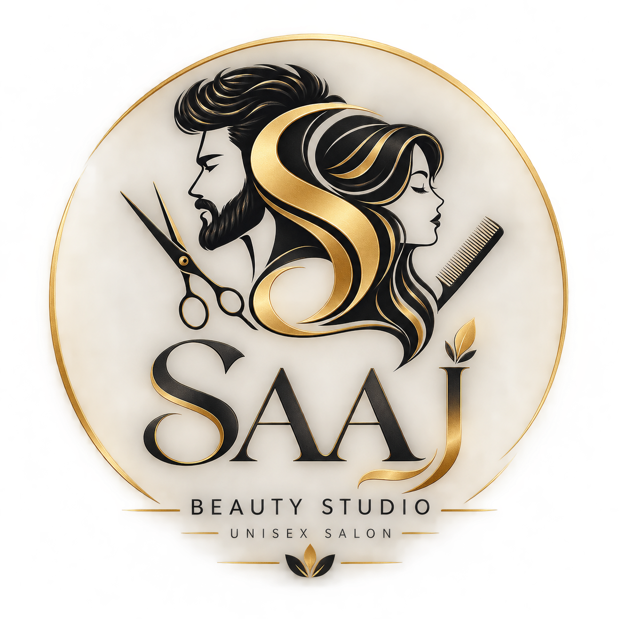 Saaj Beauty Studio logo